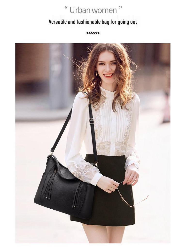 High-End Niche Design Women's Shoulder Bag - Large Capacity Underarm Handbag