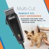 Clippers - WAHL - Multi Cut - Silent - Steel Blades - Complete Grooming Kit