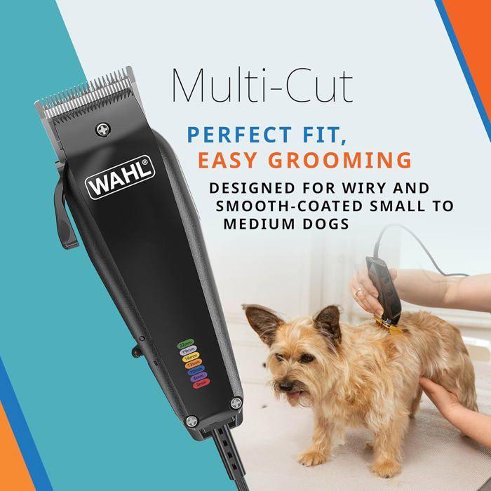 Clippers - WAHL - Multi Cut - Silent - Steel Blades - Complete Grooming Kit