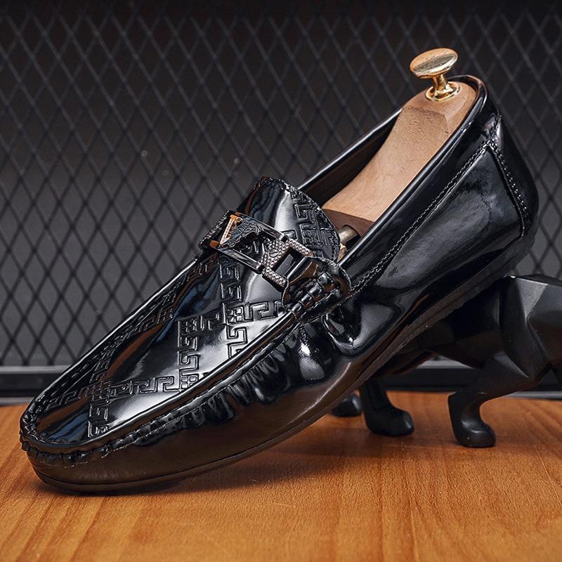 One-pedal Doudou shoes men's soft soles spring driving foot cover single shoes men's breathable and comfortable