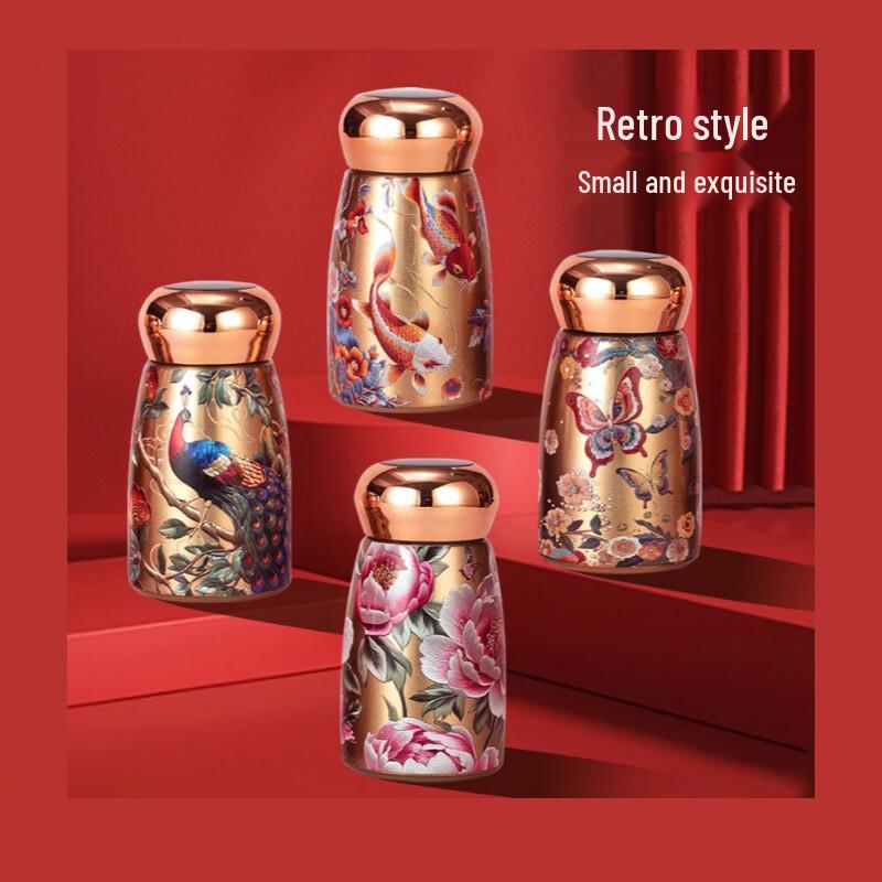 Мини-кружка Chang Baosen, портативная, в китайском стиле, с термоизоляцией 230ML