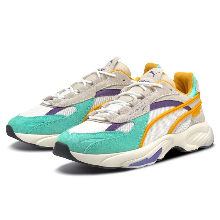 Puma RS-Connect Drip Biscay Green Unisex Sneakers White 368610-02