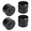 2PCS Nail Glue Storage Jar Portable Leakproof Vacuum Sealing Lash Extension Jar Black