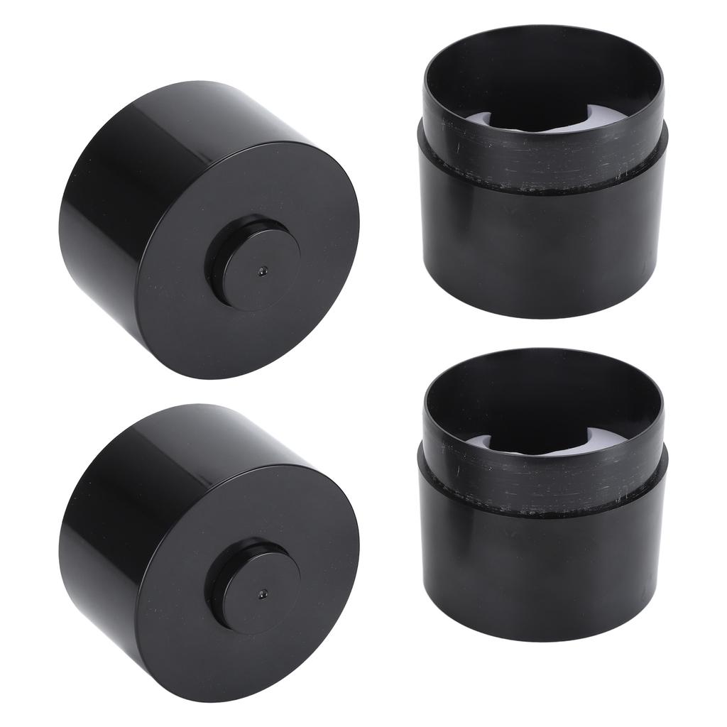 2PCS Nail Glue Storage Jar Portable Leakproof Vacuum Sealing Lash Extension Jar Black