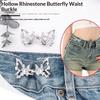 Temperament  Hollow Butterfly Waist Tightening Tool Adjustable Waist Buckle Able Jeans Fixed Waist Buckle