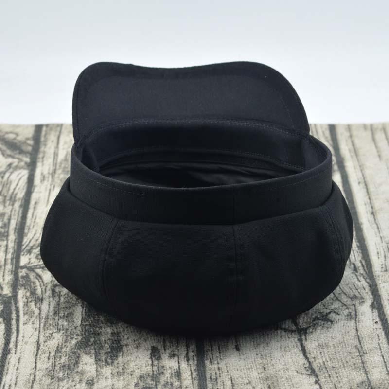 Thin Canvas Octagonal Hat Women'S Literary And Retro Versatile Duck Tongue Beret Temperament Newsboy Hat Simple Spring And Summer
