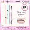 FLORTTE Double-ended Ultra-fine Eyebrow Pencil Powder