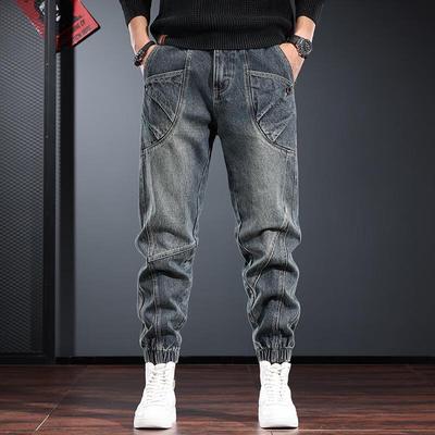 Herren Jieleno American Retro Lockerer Fit Jogger Jeans