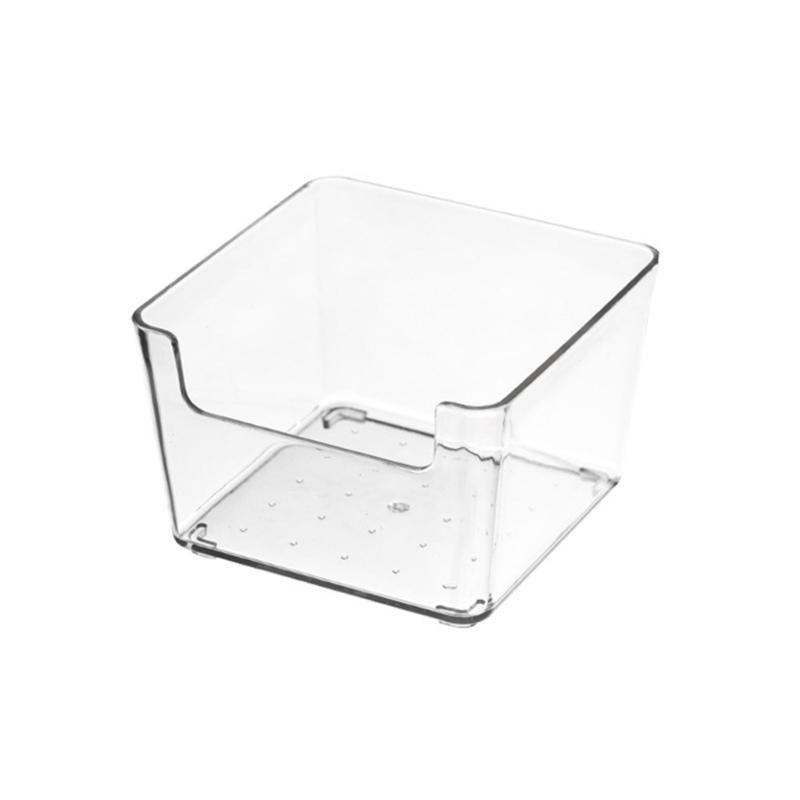 

Drawer Organiser Set Clear Makeup Trays Desk Drawer Dividers Dresser Storage Bins Separation Box for Bathroom Office