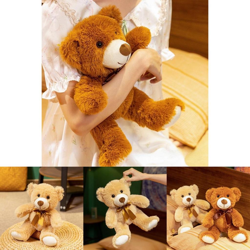 Plush Bear Toy For Kids Gift Soft 3d Cotton Stuffed Animal For Children