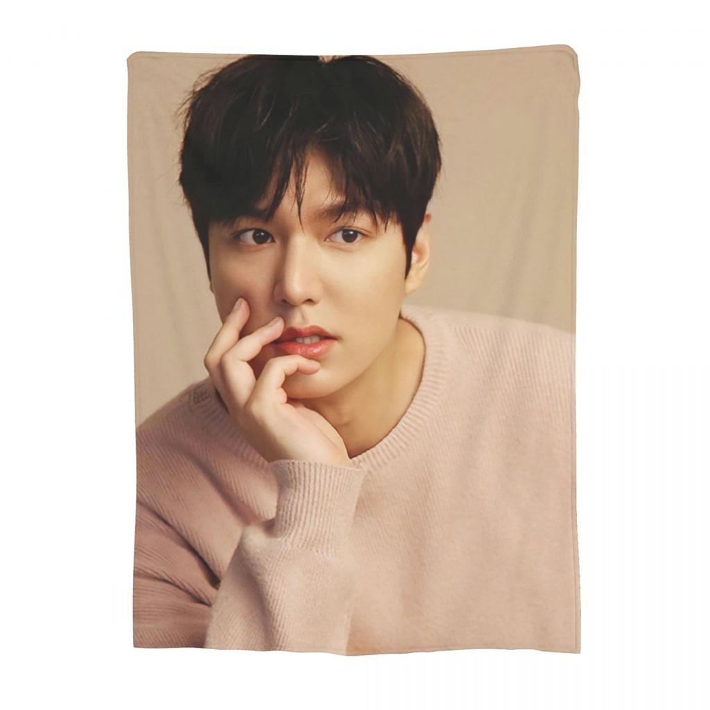 Kpop Lee Min Ho Koc Polarowy Koc na Sofę Oddychające Kocy na Kanapę Pościel Kocy Podróżne Narzuta Pikowana Kołdra