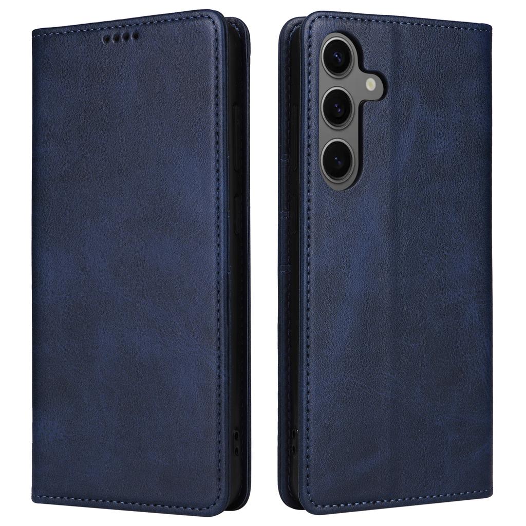 For Samsung Galaxy S25/S24 Leather Case RFID Blocking Wallet Cover Magnetic Closing