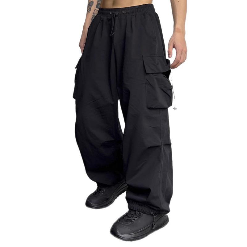 Overalls Men's Spring and Summer New Design High Street Loose Wide Leg Casual Pants