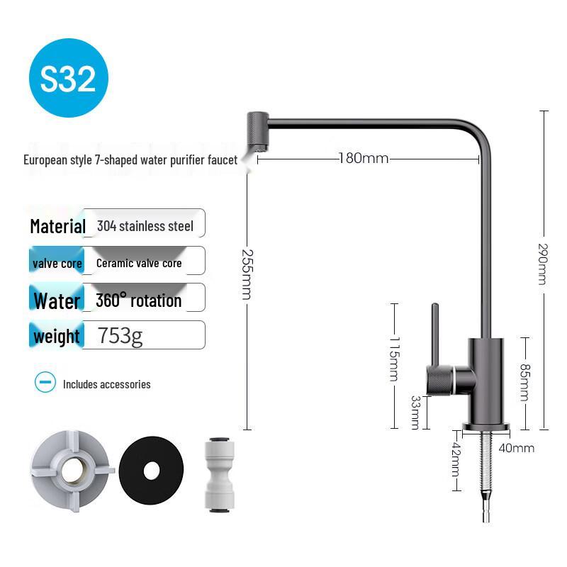 TLXT S32 Stainless Steel Water Purifier Faucet