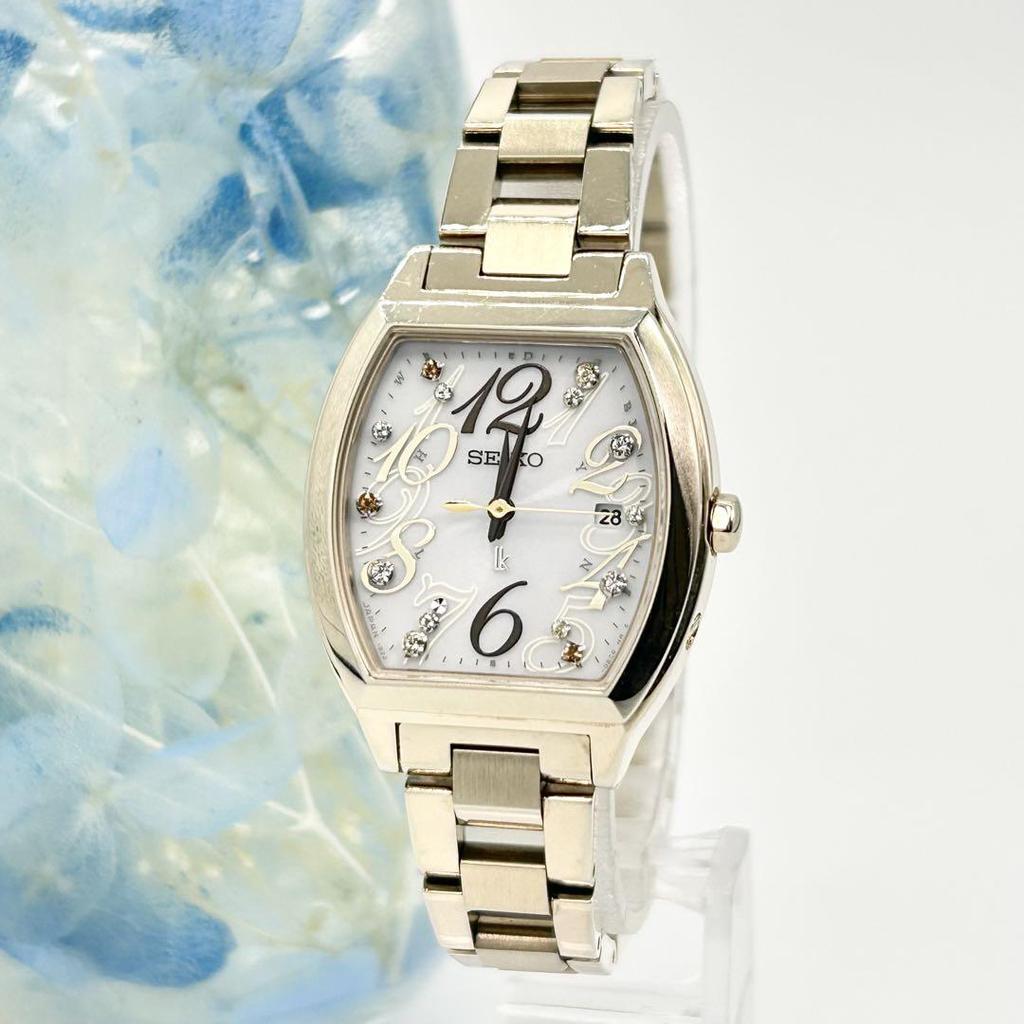 [USED] SEIKO lk Limited Edition 1B22-0BB0 Solar Radio-Controlled Wristwatch