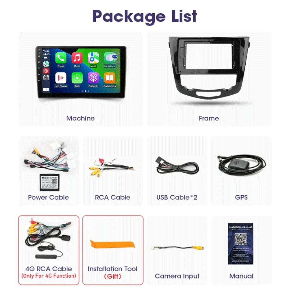 Car Radio Android 14 For Nissan X-Trail Xtrail X Trail 3 T32 2013 2014 2015 2016 2017 Navigation GPS Multimedia Player BT Stereo