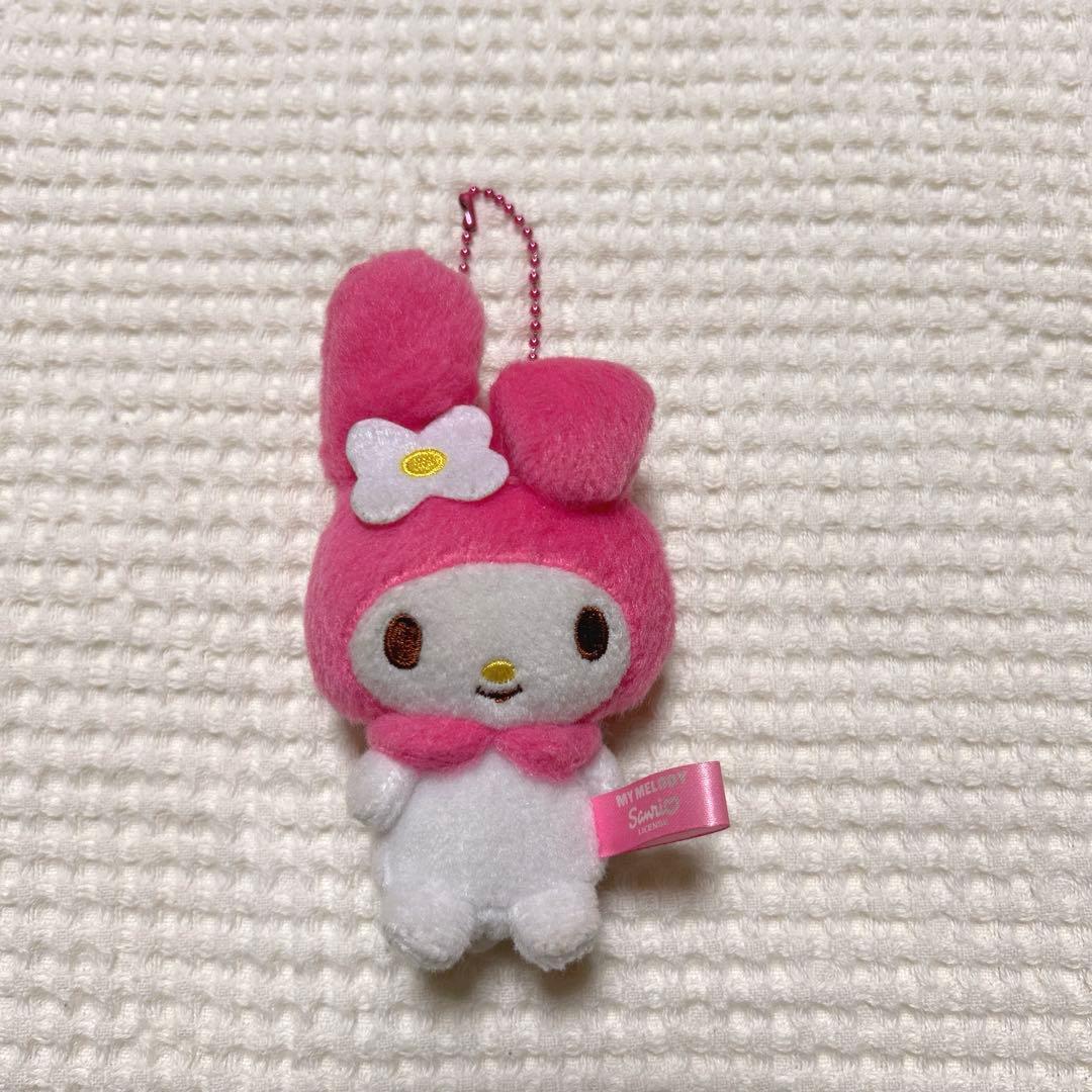 My Melody Plush Mascot Keychain Heisei Retro