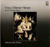 LP Record HANS WERNER HENZE  Royal Winter Music WER60126 Wergo 1986 Germany Classical Used