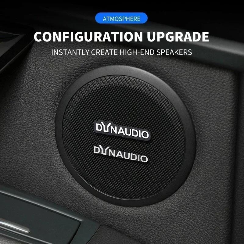 5pcs/10pcs high-quality Metal Dyn94ao logo car Hi-Fi Speaker 94ao Speaker Badge stereo Emblem sticker Auto styling accessoriesa94