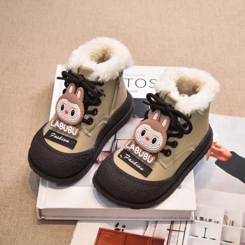 

Детские зимние сапоги, детские утепленные хлопком сапоги, теплые флисовые сапоги-принцессы 36 хаки