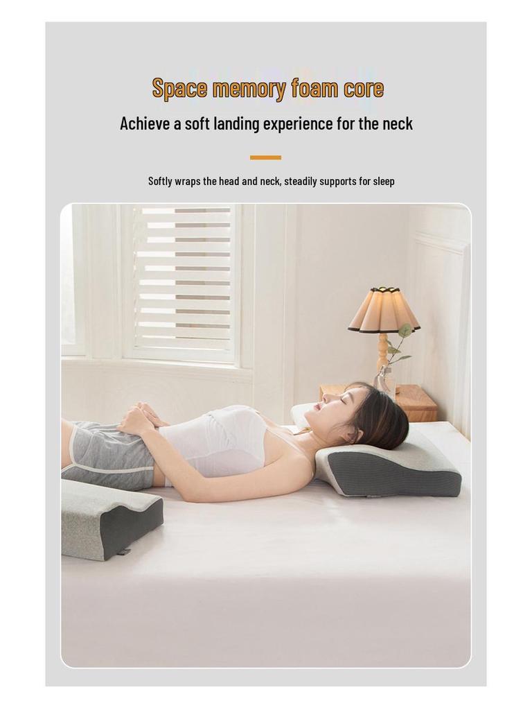 Memory Foam Butterfly Pillow: Cervical Spine Support and Sleep Aid