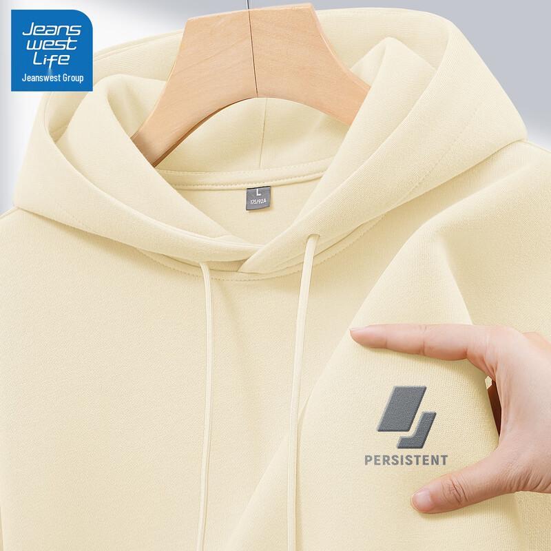 JEANSWEST LIFE Men's Basic Pullover Hooded Sweatshirt