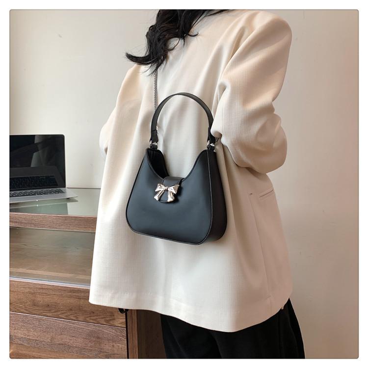 2024 Summer New Candy Color Butterfly Bow Armpit Bag Sweet And Fresh Style