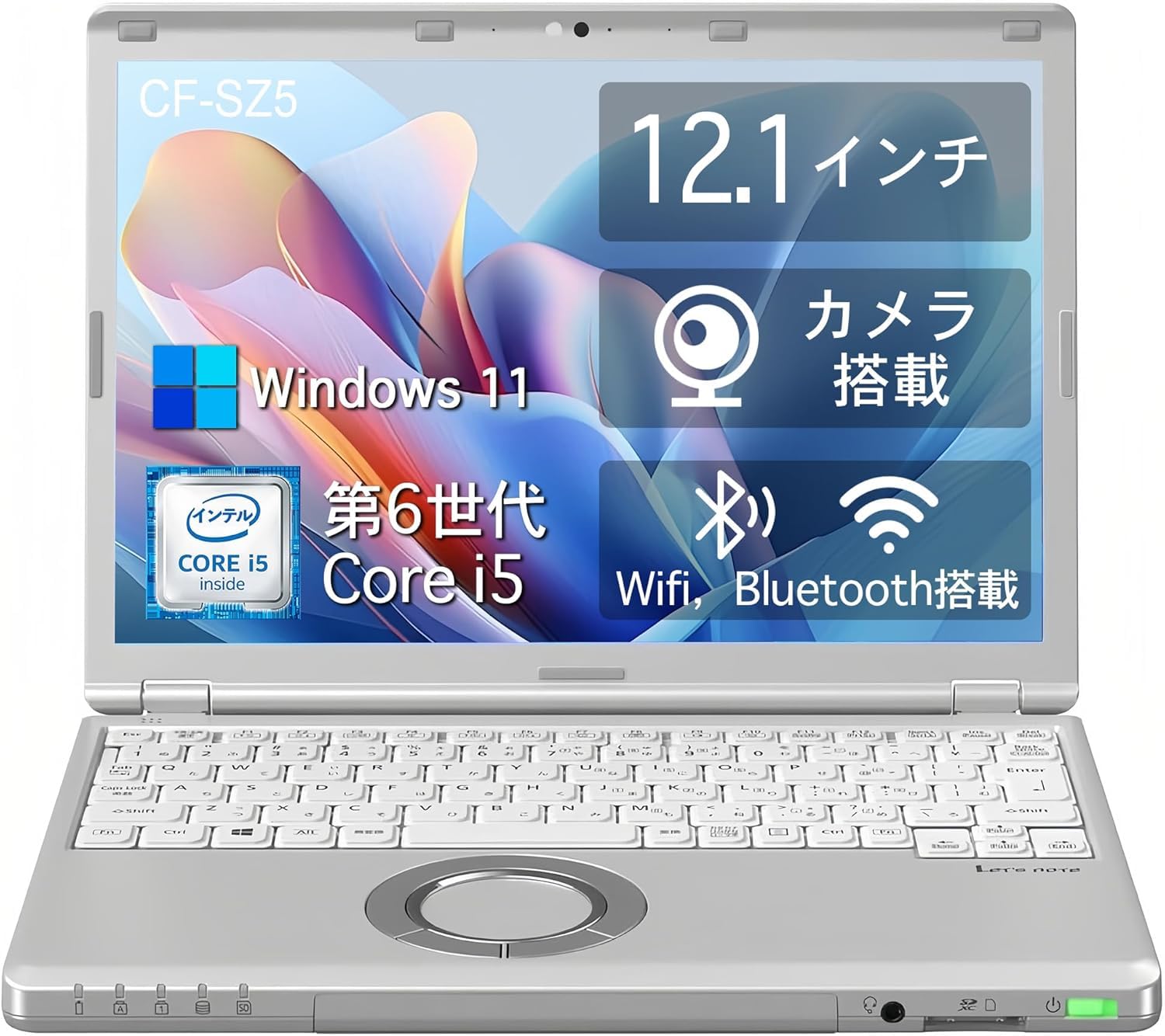 

Вживаний ноутбук 6-го покоління Core i5 з роздільною здатністю 1920x1200 FHD, бездротовим зв язком, Windows, 8 ГБ, 256 ГБ та роздільною здатністю CF-SZ5 12,1 дюйма, HDMI, LAN, 11, ОЗП, SSD, Сріблястий,