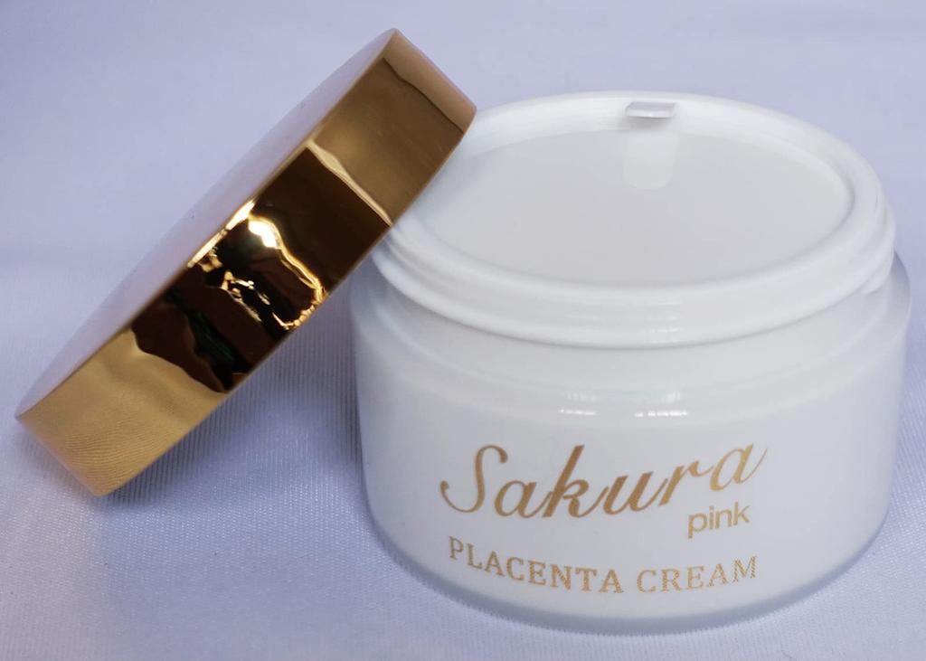 Sakura Pink Placenta Cream moisturizing cream Tokachi Placenta - Beauty, wrinkle, sagging, -