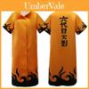 Hochwertiges Naruto 6. Hokage Uzumaki Cosplay Kostüm Umhang für Erwachsene