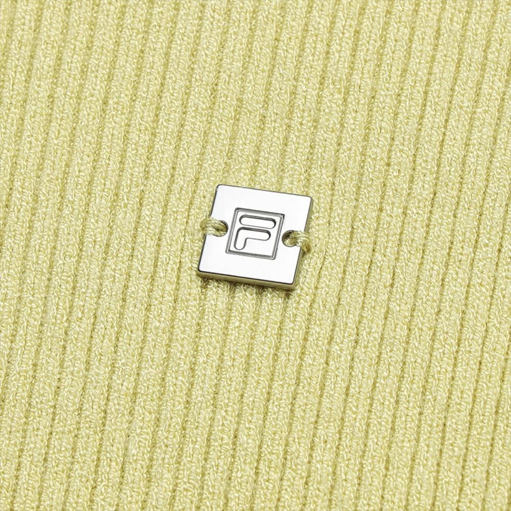 Fila White Fashion Trendy Comfortable Simple Casual Versatile Zipper Woven Cardigan Sweater Women tops F11W543401FMT