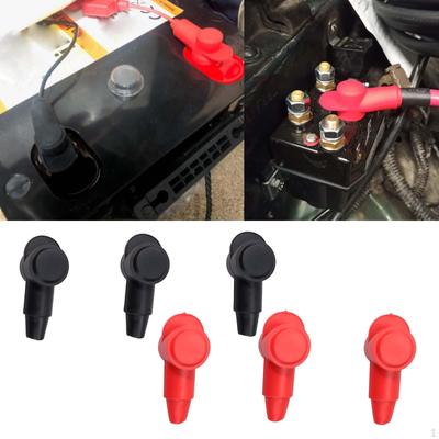 Car Terminal Covers Caps Durable Positive Negative Dustproof Insulating Cover