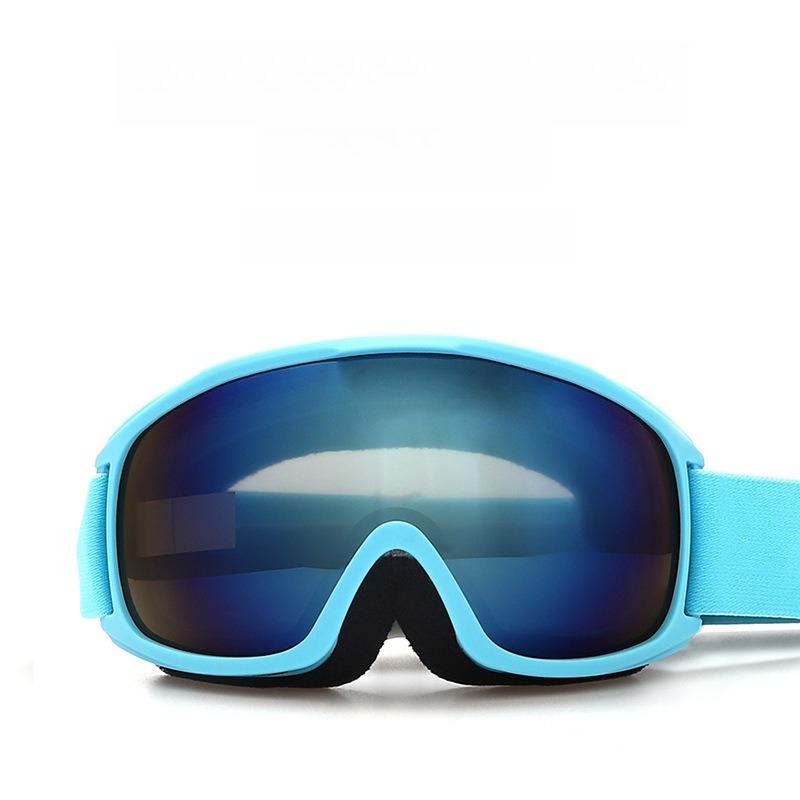

1 шт. Сферические лыжные очки, Двухслойные лыжные очки с защитой от запотевания, Рецептурные лыжные очки для взрослых, Защитные очки, Альпинистское снаряжение синий