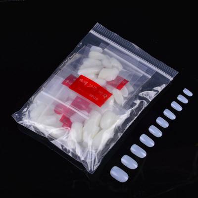 600pcs Mid Length Full Cover Square Short Round Nail Art Fake False Nail Tips