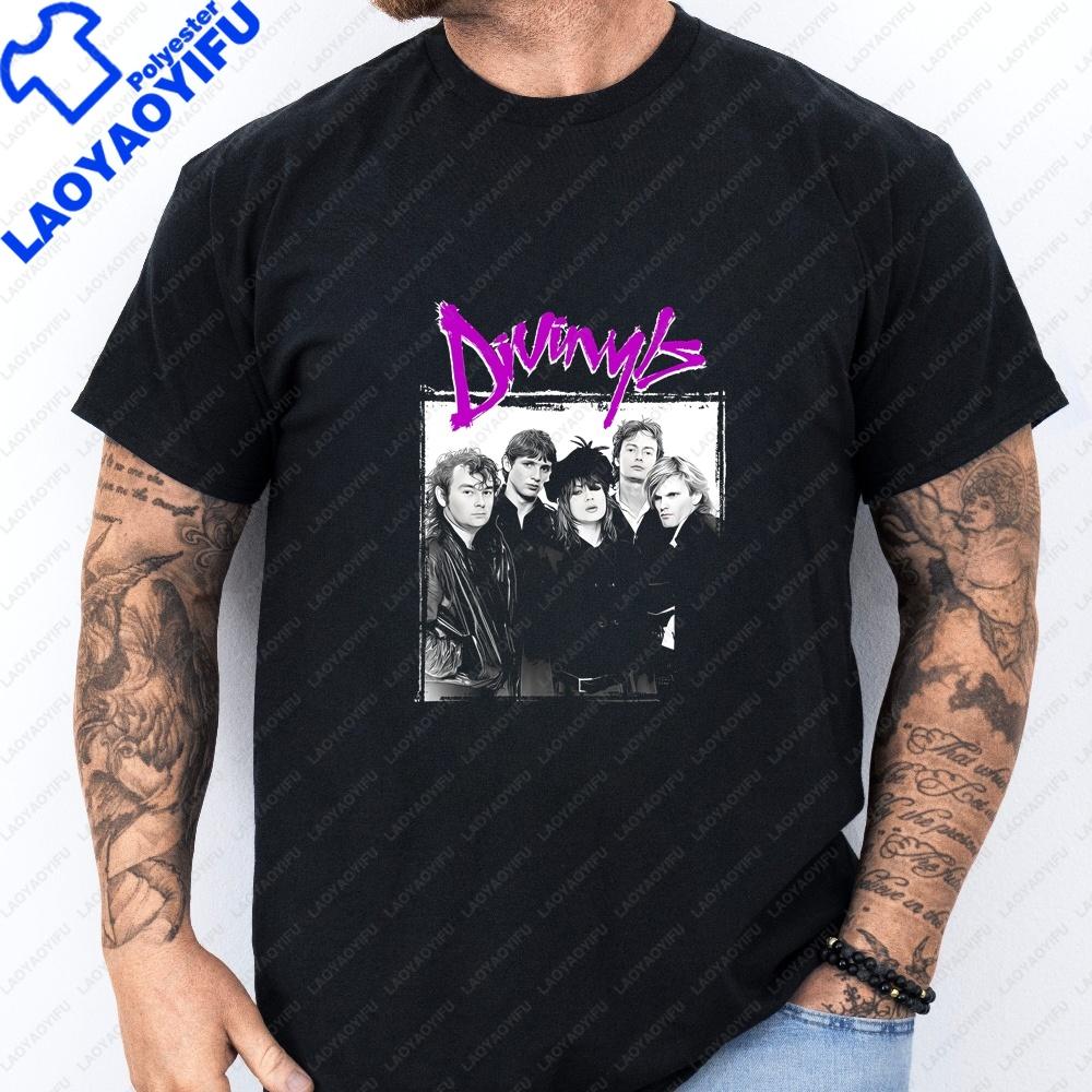 Unisexs TShirts And Tank Tops Divinyls Rock Band Summer ShortSleeved Unisexs And Unisexs Comfortable TShirts