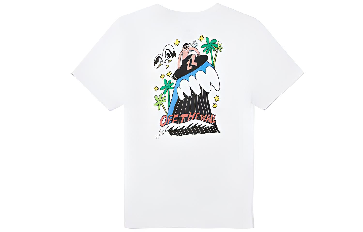 Vans Asia Artist Collaboration Edition T Shirt Men s White VN0A4RAYWHT XXL