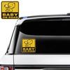 Baby On Board Car Stickers Tuning Cartoon Window PVC Waterproof Decals Safety Warning Sign Personalized Decoration Accessories