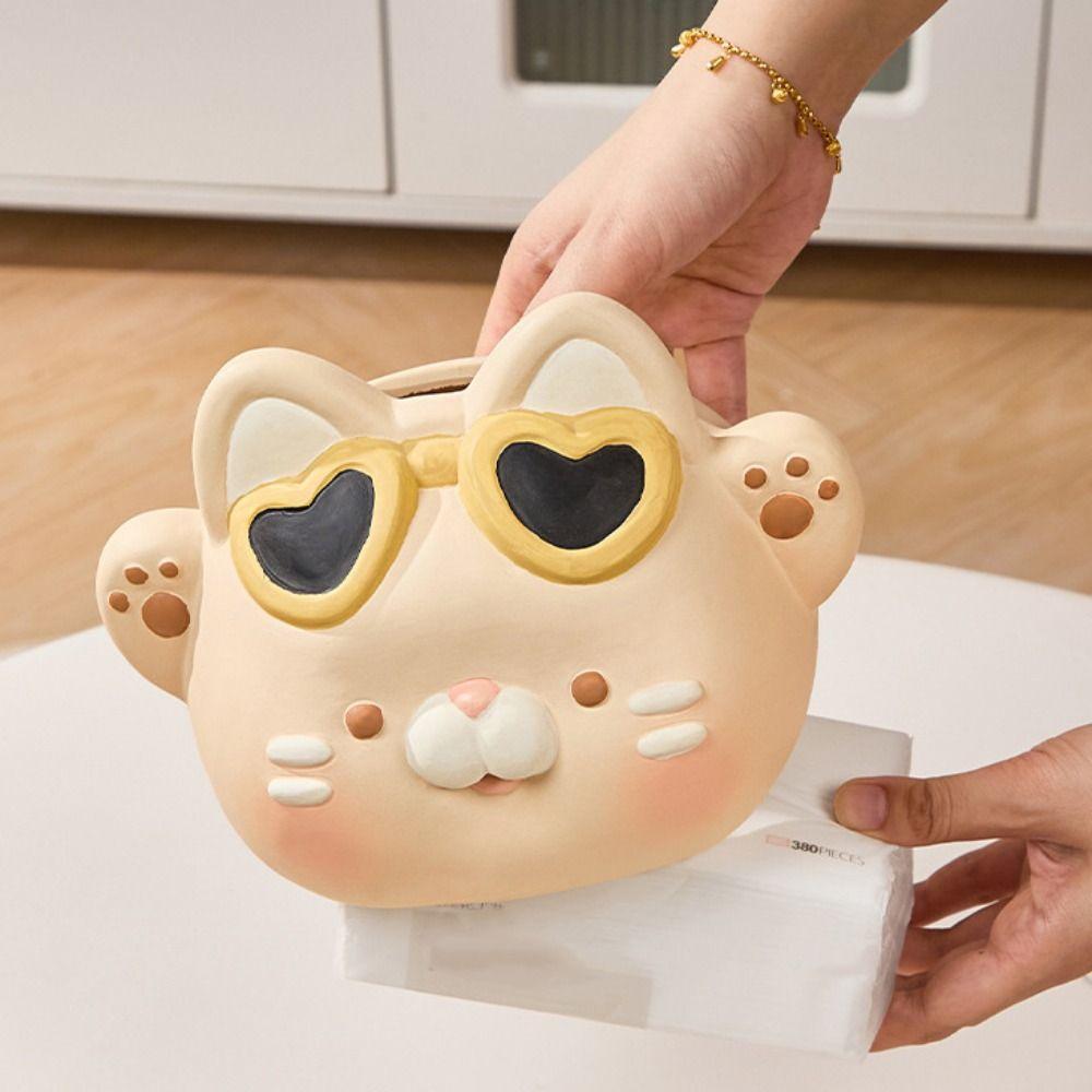 Cartoon Tissue Box Cute Napkin Storage Box Craft Paper Box  Hotel