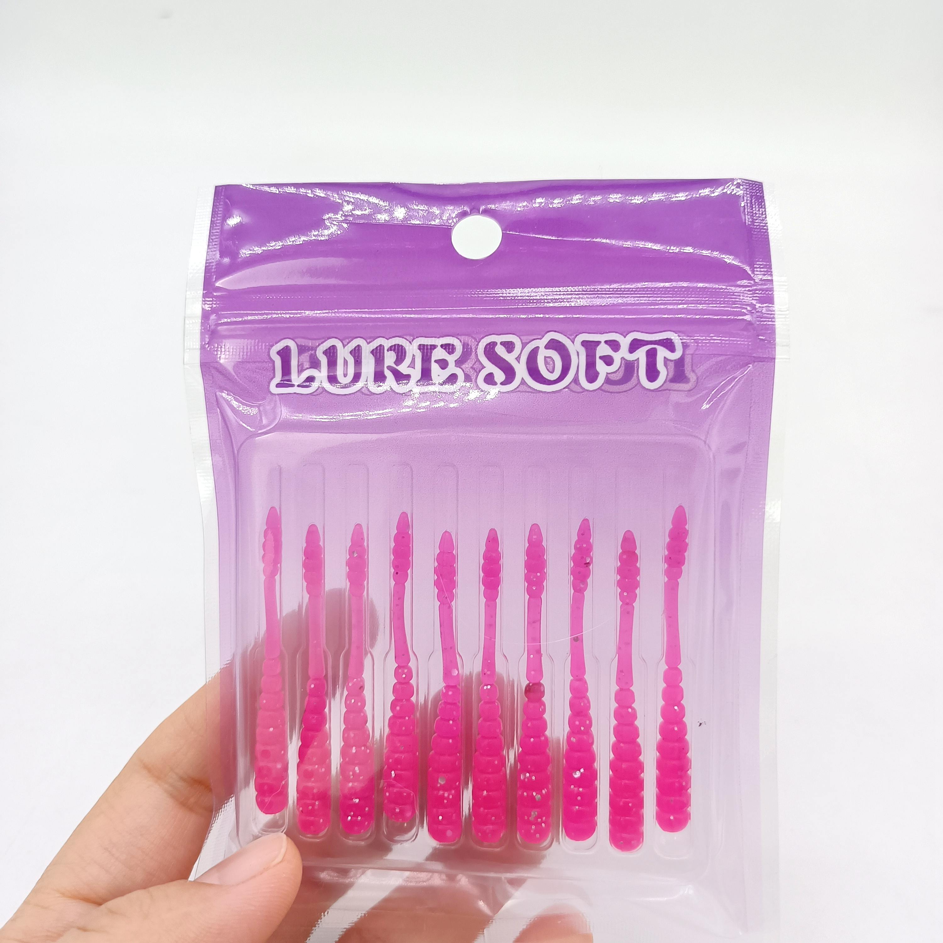 

DUODUOYU 10PCS New Ajing Soft Fishing Lure 48mm0.5g Mini Plastic Bait Rockfishing Stream River Sea Artificial Baits Fishing Lure