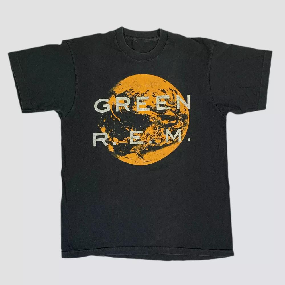 

R.E.M. - Green Short Sleeve Cotton Black All Size new T-shirt Tops Tee 3XL
