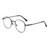 Women's Ultralight Retro Oval Half-Rim Metal Glasses with Anti-Blue Light Technology