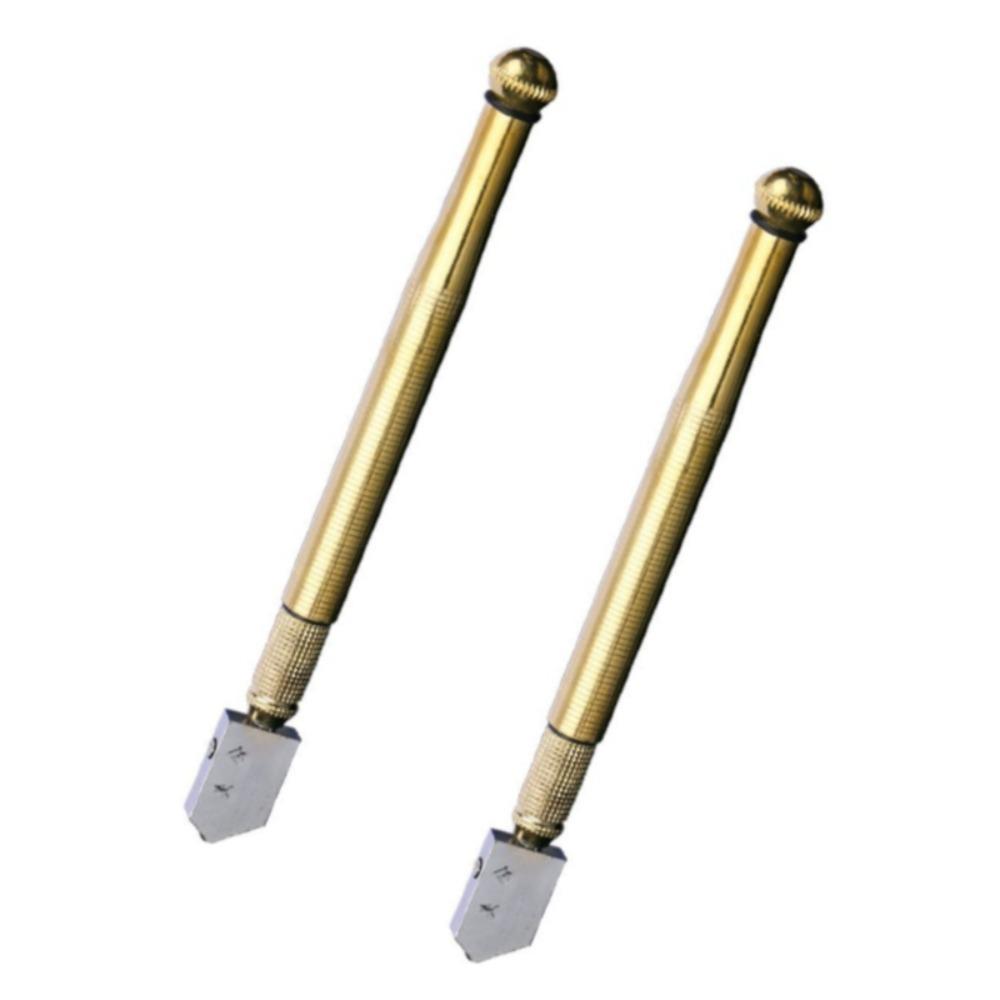 Diamond Glass Cutter Tool 175mm Anti Slip Handle Portable Cutting Pen for Glass Tile Mineral Engraving Construction Use