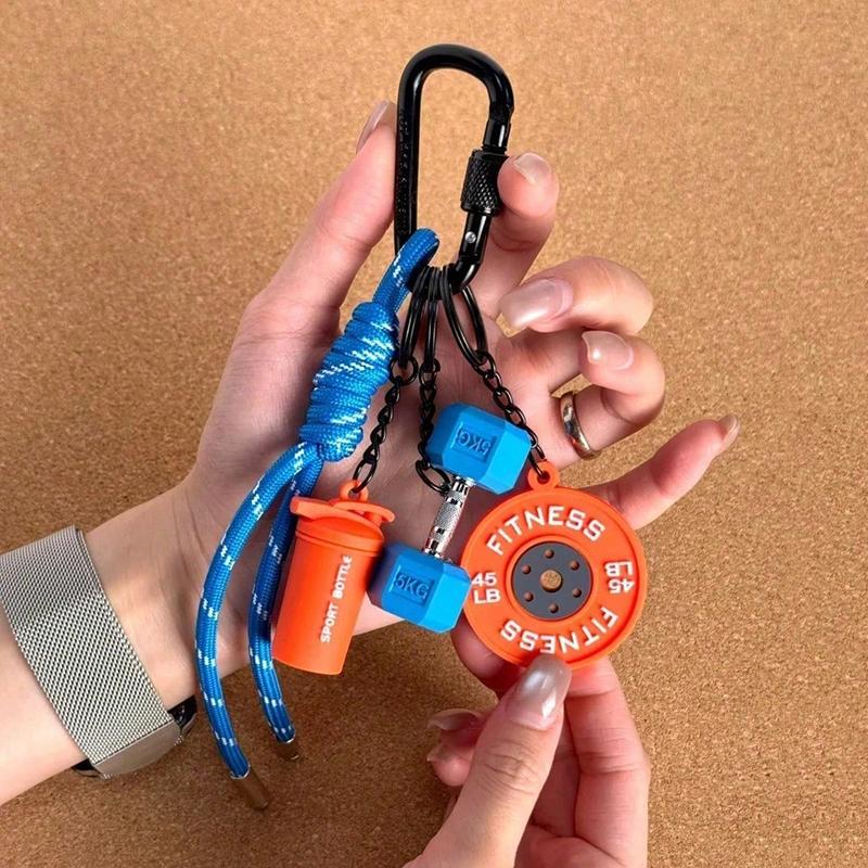 Kontrastowy kolor wisiorek do torby fitness dla pary modne prezenty klamra w kształcie litery D torebka wiszące torby akcesoria części zamienne do toreb