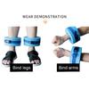 1/2PCS EVA Swim Aquatic Cuffs Foam Aquatic Cuffs with Quick Release Buckle Swimming Float Ring for Swim Fitness Training
