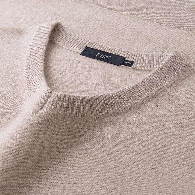 Shanshan Men's V-Neck Wool Blend Sweater