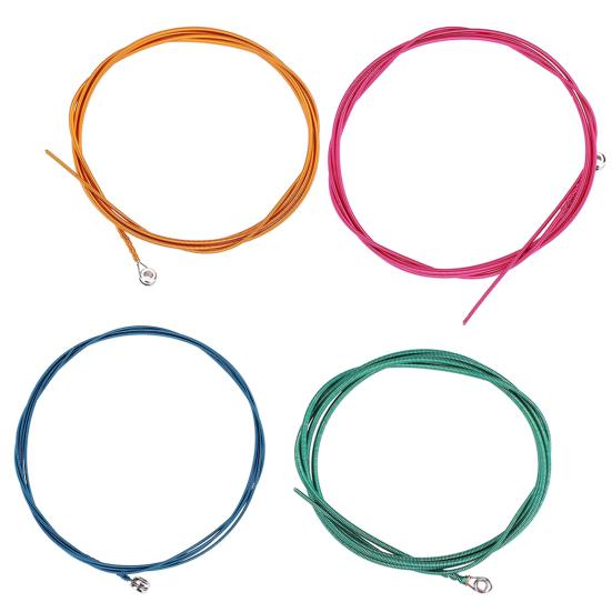 

4Pcs/Set Bass Strings Solid Anti-Rust Winding Cores Bass Nickel Alloy Compact Electric Instrument Supplies