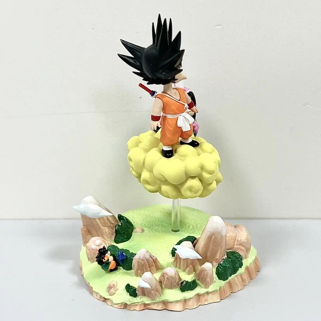 Dragon Ball Son Goku Chichi Anime Figurka Somersault Cloud Model Panenky Figurka Dekor Akční Figurky Sběratelské Hračky Dárky pro Děti