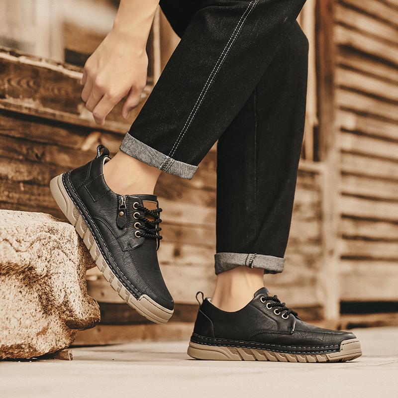 Handmade Men Shoes Casual Leather Shoes For Men Loafers Moccasins Men Flats Shoes Driving Shoes