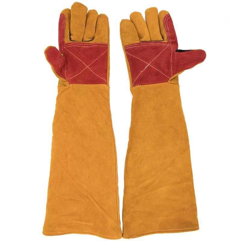 Cowhide Extended Sleeve Welding Gloves