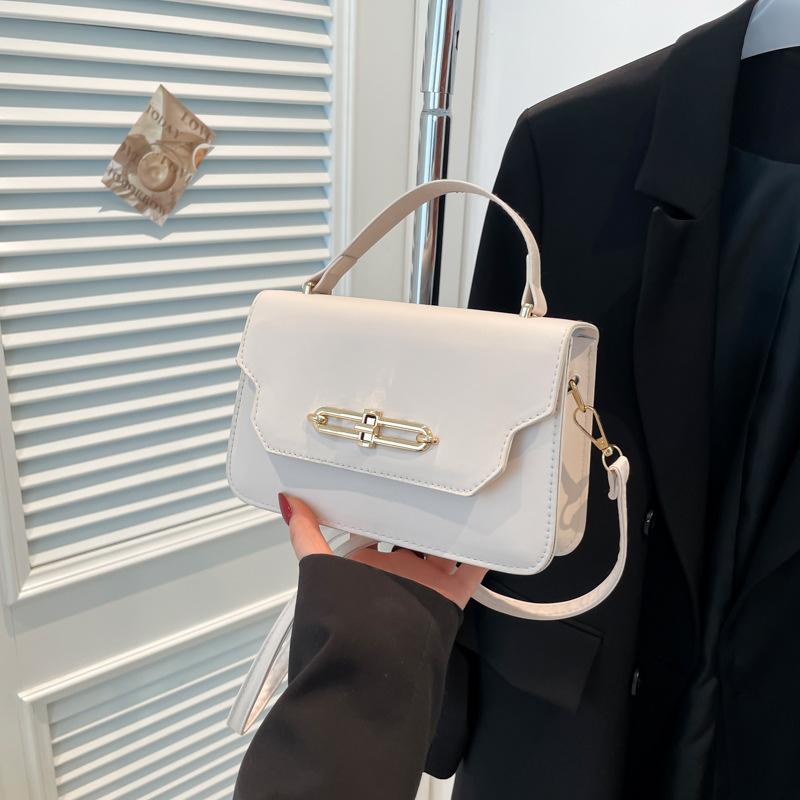 Fashion Trend Temperament Solid Color High-grade Texture Versatile Handbag New Atmospheric Shoulder Messenger Bag Women's Bag